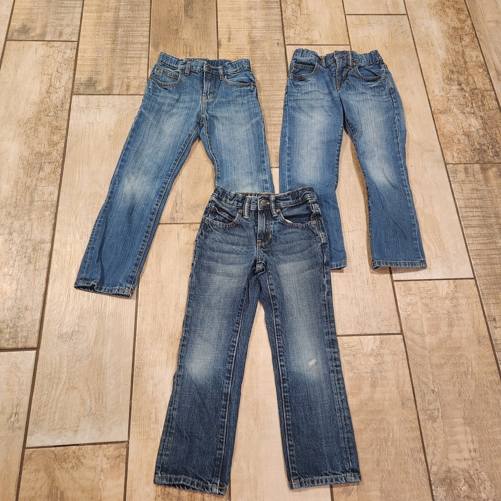 Gap Kids Denim Jeans Size 7 Lot Of 3